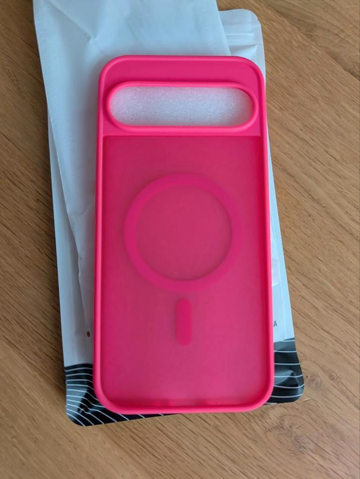 Google Pixel 9 Pro XL MagSafe Hoesje - Nieuw Neon Pink, Telecommunicatie, Mobiele telefoons | Hoesjes en Frontjes | Overige merken