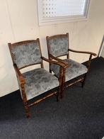 Set van 2 Antieke Stoelen, Ophalen, Gebruikt, Twee, Grijs