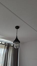 Grijze stoere hanglamp, Ophalen of Verzenden, Zo goed als nieuw