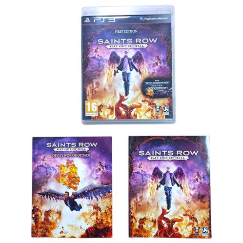 Saints Row Gat Out Of Hell PS3 Game | Incl. Handleiding, Spelcomputers en Games, Games | Sony PlayStation 3, Zo goed als nieuw