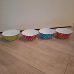 Melamine / plastic bakjes / schaaltjes met stippen, Huis en Inrichting, Keuken | Servies, Ophalen of Verzenden, Zo goed als nieuw