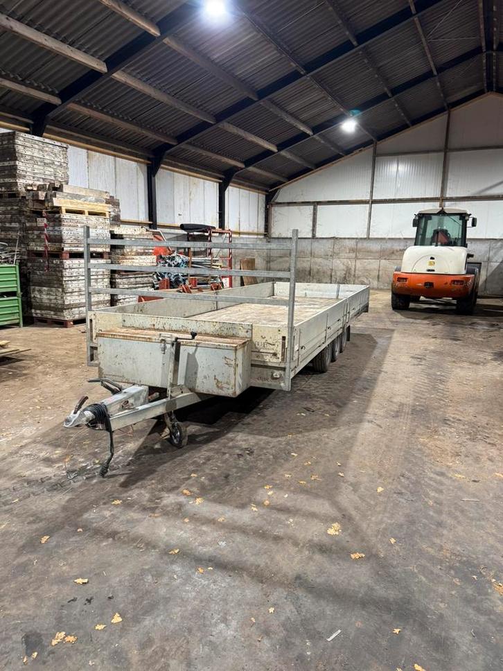 Hulco medax aanhanger 6x2 meter plateauwagen, Auto diversen, Aanhangers en Bagagewagens, Gebruikt, Ophalen