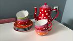 Oilily servies theepot en theekopjes, Ophalen, Zo goed als nieuw, Overige stijlen, Kop(pen) en/of Schotel(s)