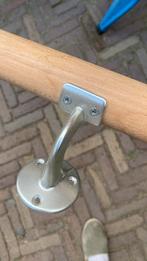 Houten trapleuning 3.32 meter, Doe-het-zelf en Verbouw, Ladders en Trappen, Ophalen, Gebruikt, Trap, 2 tot 4 meter