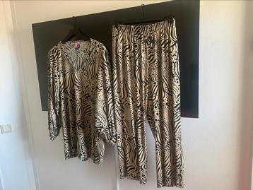 Just for you travel set dieren print zwart/camel maat M (48) beschikbaar voor biedingen