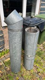 Dubbele schoorsteen pijp 180 bin 240 bui, Ophalen, Overige typen, Zo goed als nieuw, Rvs