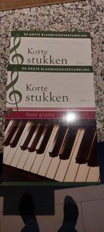 Kortemuziekstukken piano deel 1en 2 nieuwstaat, Ophalen of Verzenden, Zo goed als nieuw