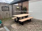 Douglas Tuintafel Tafel Picknickset Met Kussens GOEDKOOP, Ophalen of Verzenden, Nieuw, Rechthoekig