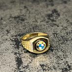 14 karaat gouden ring bmw model pink ring, Sieraden, Tassen en Uiterlijk, Ringen, 20 of groter, Heer, Ophalen of Verzenden, Zo goed als nieuw