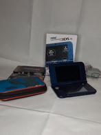 New Nintendo 3DS XL Metallic Blue in doos, Spelcomputers en Games, Spelcomputers | Nintendo 2DS en 3DS, Gebruikt, Blauw, Ophalen of Verzenden