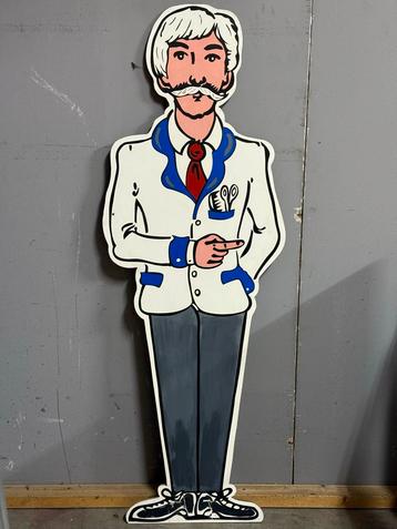 Oud Kapper Bord - Eyecatcher beschikbaar voor biedingen