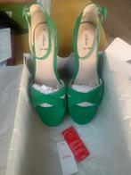 Groene suede sandalen, nog nieuw in de doos, san Oliver, Nieuw, S’ Oliver, Groen, Sandalen of Muiltjes