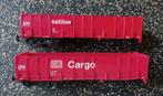 PIKO hogeboord wagons, Gelijkstroom, Wagon, Zo goed als nieuw, Piko