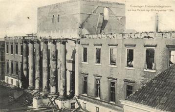 Groninger Universiteitsgebouw na den Brand - ongelopen beschikbaar voor biedingen