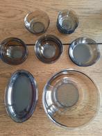 Veel!! Vintage arcoroc servies set rookglas, Huis en Inrichting, Keuken | Servies, Compleet servies, Glas, Ophalen of Verzenden