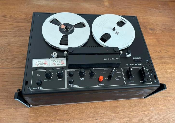 Uher SG 561 Royal Bandrecorder, Audio, Tv en Foto, Bandrecorders, Bandrecorder, Met stofkap, Ophalen
