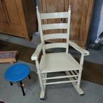 Brocante oude schommelstoel, Ophalen