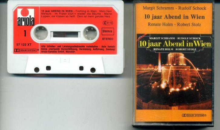 Schramm Schock 10 jaar Abend in Wien 12 nrs cassete ZGAN, Cd's en Dvd's, Cassettebandjes, Zo goed als nieuw, Origineel, Klassiek