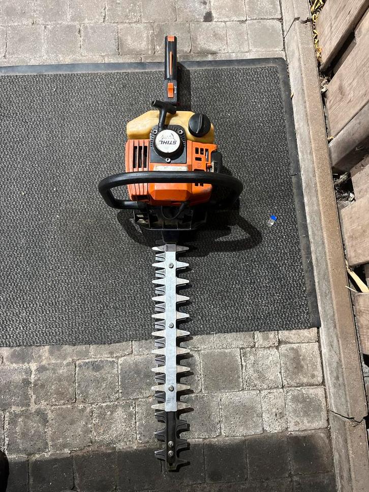 Stihl hs80 Heggenschaar, Tuin en Terras, Heggenscharen, Gebruikt, Benzine, Ophalen of Verzenden