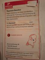 Kortingsbon Thermen Bussloo, Twee personen, Kortingsbon, Spa of Sauna