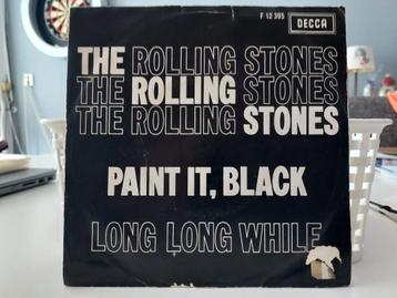 7" Single The Rolling Stones - Paint It Black / Long Long Wh beschikbaar voor biedingen