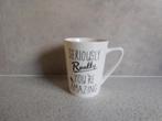 Mok 250 ml. "Seriously, Really, you're Amazing" Dutch Rose, Huis en Inrichting, Keuken | Servies, Ophalen of Verzenden, Zo goed als nieuw