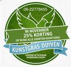 Kunstgras Duiven - 25% Korting in November!, Tuin en Terras, Gras en Kunstgras, Ophalen of Verzenden, Nieuw, 20 m² of meer, Kunstgras