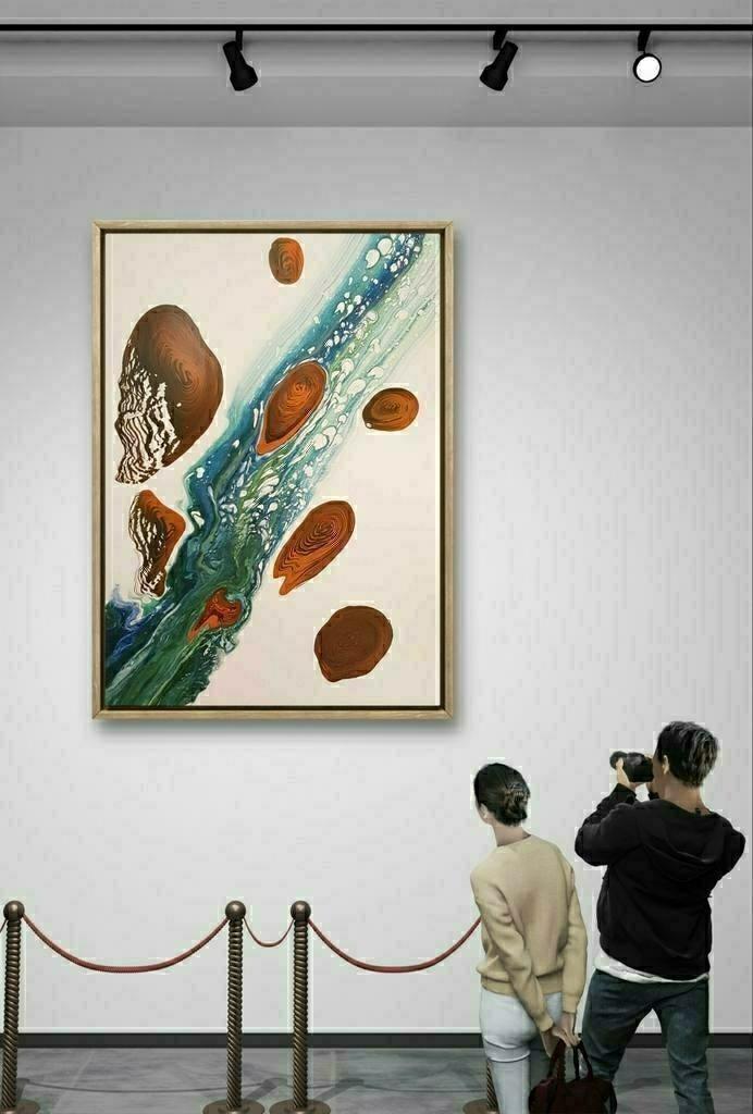Schilderij, Antiek en Kunst, Kunst | Schilderijen | Abstract, Ophalen