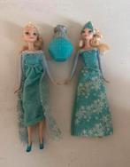2x elsa barbie, Verzamelen, Poppen, Ophalen of Verzenden, Zo goed als nieuw, Pop