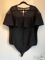 Bodyflirt zwarte body / blouse maat 48, Kleding | Dames, Grote Maten, Bonprix, Ophalen of Verzenden, Zo goed als nieuw, Blouse of Tuniek