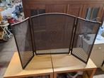 Haardscherm. Met wat roest 50 breed zijkant 25 breed 58 hoog, Ophalen of Verzenden, Zo goed als nieuw, Houthaard