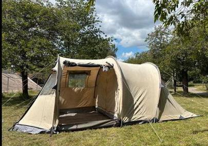 Bardani Merano Katoenen 4-persoons boogtent in zeer goede st, Caravans en Kamperen, Tenten, tot en met 4, Zo goed als nieuw, Ophalen