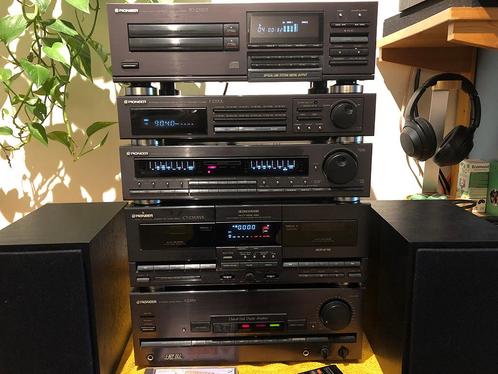 Vintage Pioneer A-Z370 stereoset (losse componenten) met AB, Audio, Tv en Foto, Stereo-sets, Gebruikt, Cassettedeck, Cd-speler