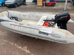 Brig 330 rubberBoot met Johnson 15pk 2 takt Motor, Watersport en Boten, Gebruikt, Benzine, Minder dan 70 pk, Overige materialen