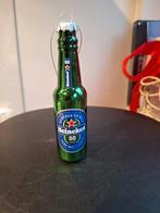 Kerstbal Heineken bier fles 0.0 uniek. Glas., Verzamelen, Biermerken, Ophalen of Verzenden, Nieuw, Reclamebord, Plaat of Schild