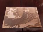 Koningin Wilhelmina en Prins Hendrik in het rijtuig, Verzamelen, Ophalen of Verzenden, Gebruikt, Kaart, Foto of Prent
