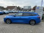 Ford Focus Wagon 1.0 EcoBoost Hybrid ST Line X 155pk | Trekh, Auto's, Stof, Gebruikt, Blauw, 155 pk