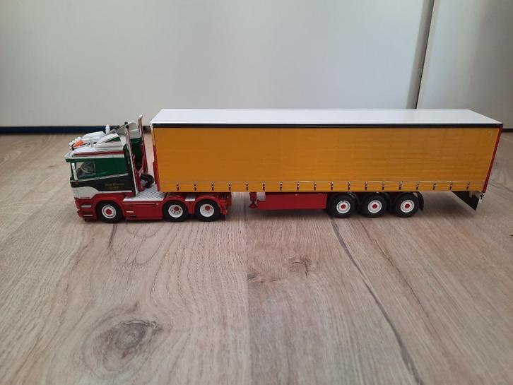 Scania PWT Peter Wauters Tekno, Hobby en Vrije tijd, Modelauto's | 1:50, Zo goed als nieuw, Bus of Vrachtwagen, Tekno, Ophalen of Verzenden
