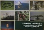 7 stuks foto ansichtkaarten Greenpeace,, Ophalen of Verzenden, 1980 tot heden, Ongelopen, Natuur