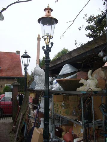 Oud Hollandse lantaarnpaal buitenlamp onderdelen verlichting beschikbaar voor biedingen
