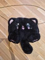 Zwart kattentasje met rits, Ophalen of Verzenden, Zo goed als nieuw, Meisje