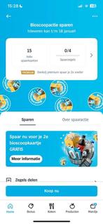 Ah bioscoopkaartjes, Tickets en Kaartjes, Twee personen, Vrijkaartje alle films