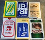 6 STOKKEN - PLAYING CARDS - KAARTSPELLEN, Hobby en Vrije tijd, Gezelschapsspellen | Kaartspellen, Ophalen of Verzenden