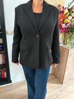 Dames gestofferde blazer., H&M, Zwart, Maat 42/44 (L), Ophalen of Verzenden