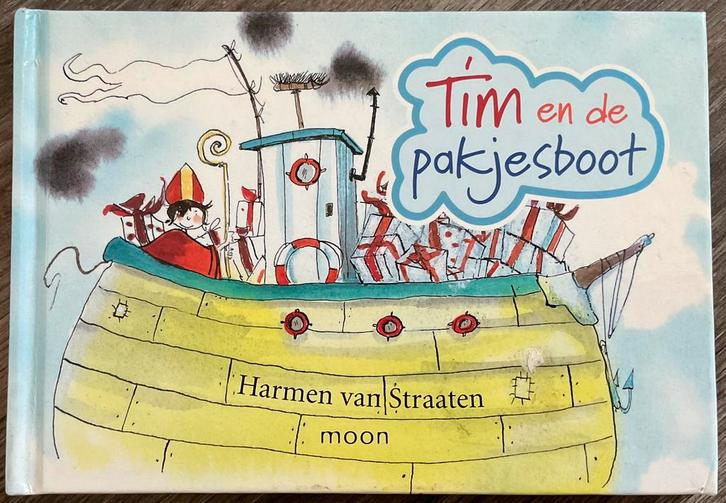 Tim en de pakjesboot - Harmen van Straaten, Boeken, Prentenboeken en Plaatjesalbums, Zo goed als nieuw, Ophalen of Verzenden