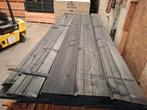 Partij 36 st zwarte zweeds rabat planken 3 meter bezorgen mo, Ophalen, Nieuw, 250 cm of meer, Planken