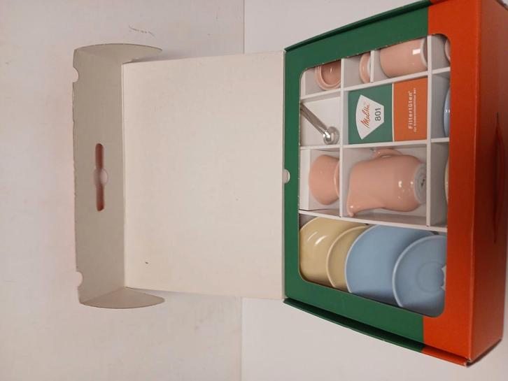 Melitta retro kinderservies porcelein nieuw in doos, Kinderen en Baby's, Speelgoed | Overig, Zo goed als nieuw, Ophalen of Verzenden