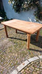 Massief Eiken Tafel 150x80 - Klein Scheurtje, Huis en Inrichting, Tafels | Eettafels, Ophalen, Gebruikt, 100 tot 150 cm, Eikenhout