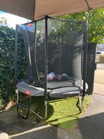 Trampoline Berg 200cm met net en trapje, Kinderen en Baby's, Speelgoed | Buiten | Trampolines, Ophalen of Verzenden, Gebruikt