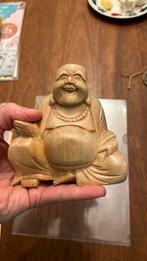 Houten Boeddha, Huis en Inrichting, Woonaccessoires | Boeddhabeelden, Ophalen of Verzenden, Zo goed als nieuw
